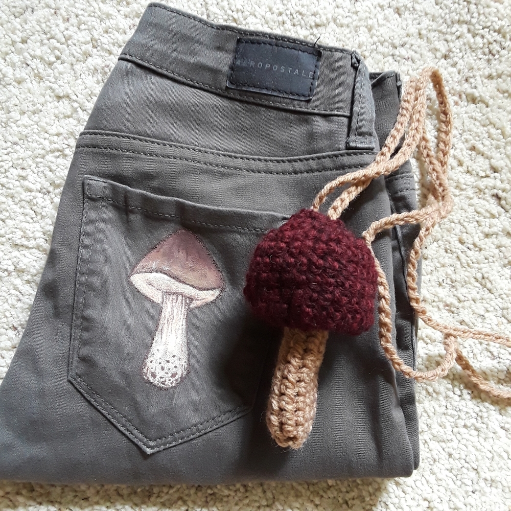 Hand painted jeggings